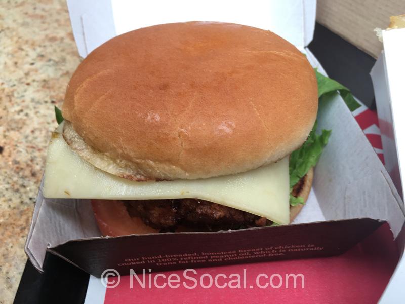 chick-fil-aハンバーガー