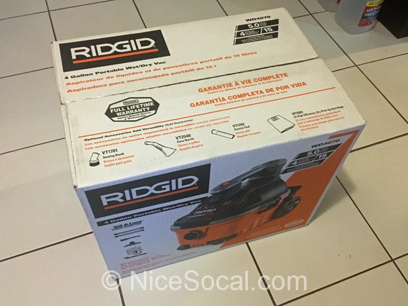 Ridgid Wet Vac