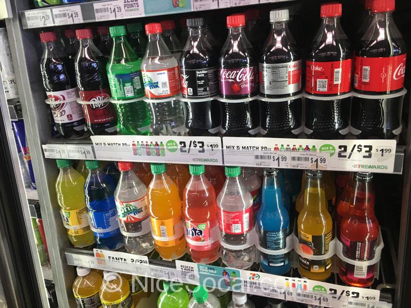 soft drinks at 7-11