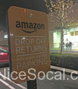 amazon return parking