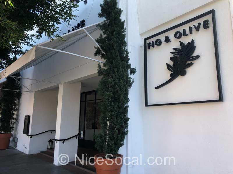 fig and olive entrance