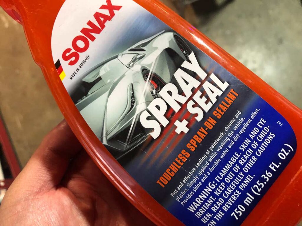 sonax seal + spray