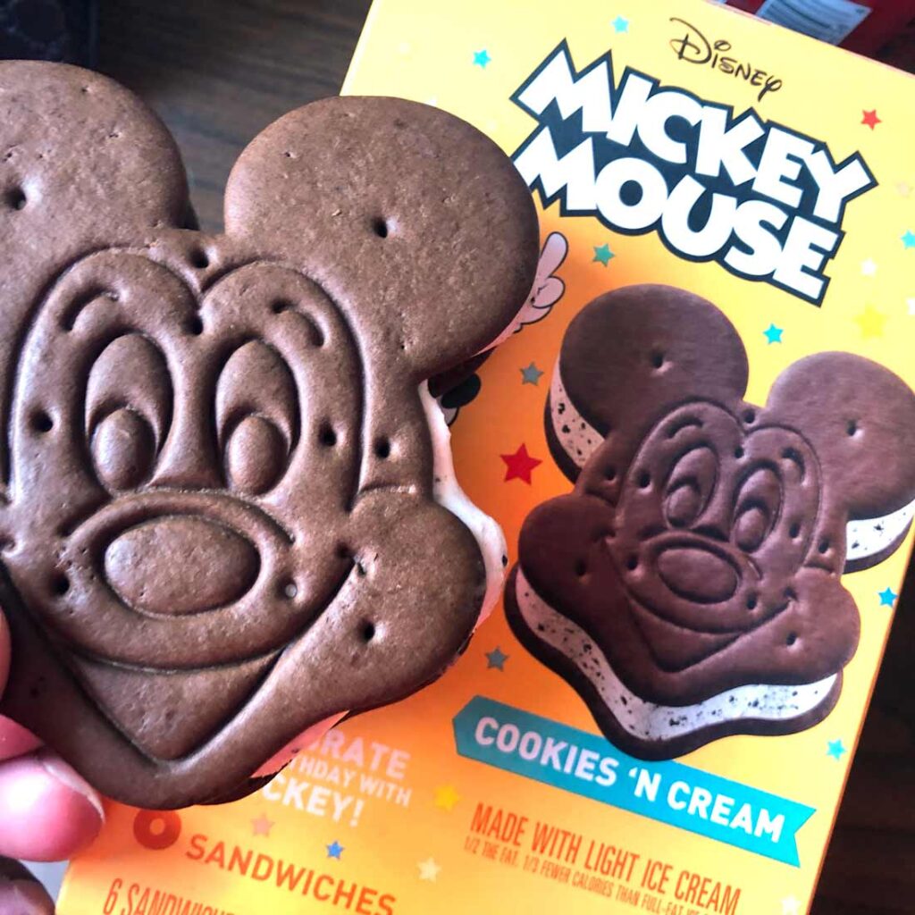 Disney Mickey Mouse Ice Cream Sandwiches - 6ct