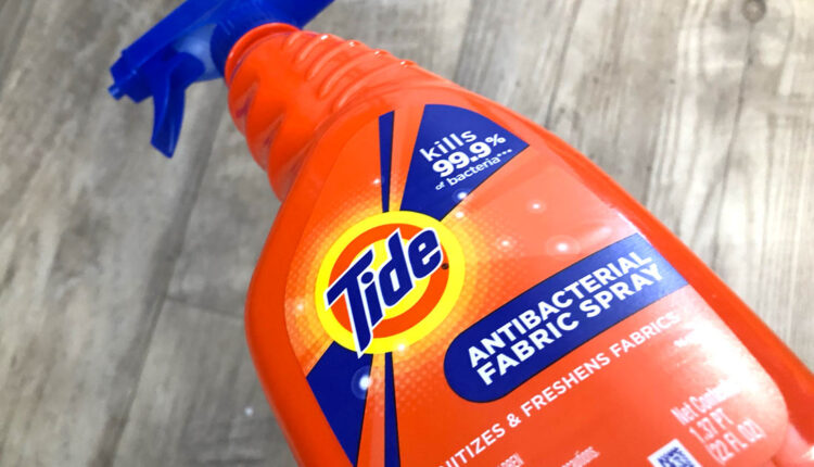 tide antibacterial fabric spray