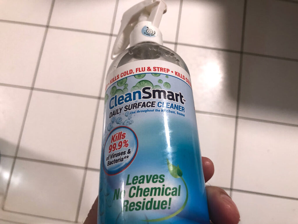 disinfection spray