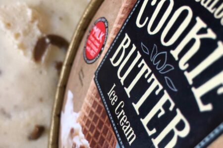 Cookie butter ice cream at trader joes