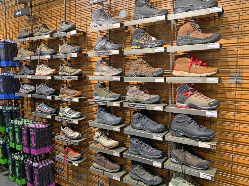shoes at REI